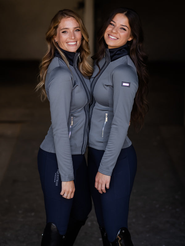 Fleece jacket Crystal Grey