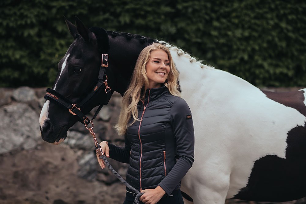 Fur Halter & Lead Rope Dark Sky