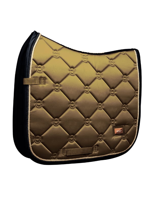 Dressage Saddle Pad Golden Brass Cob