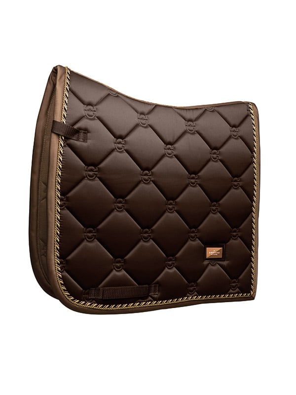 Dressage Saddle Pad Golden Brown Full