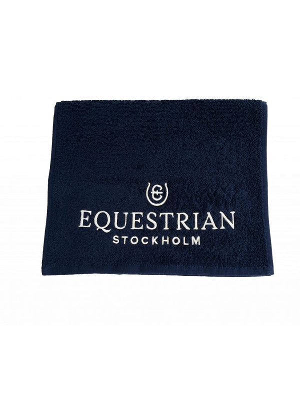 Towel Navy White vue 2