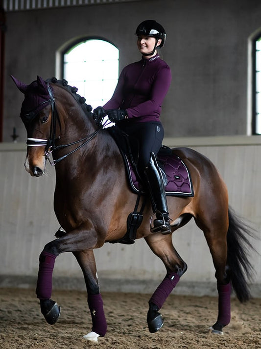 Dressage Saddle Pad Black Raven Full