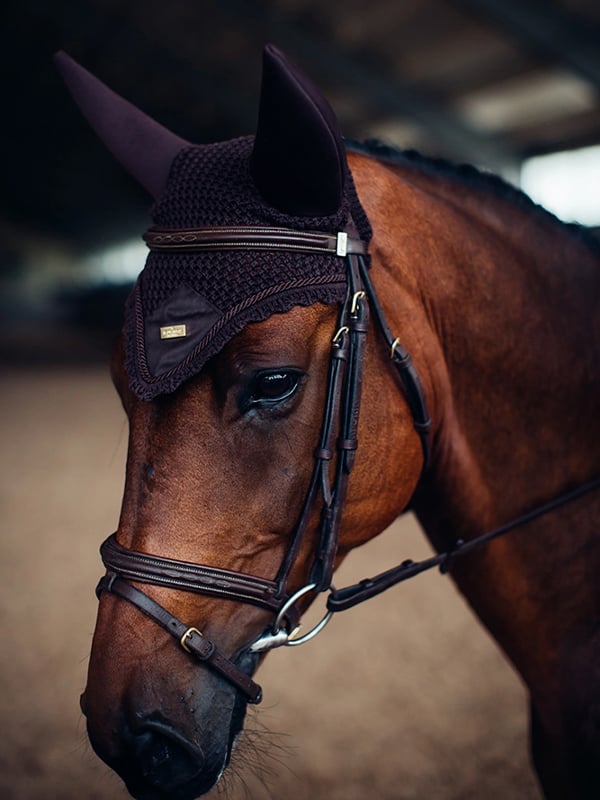 Padded Ear Bonnet Chocolate