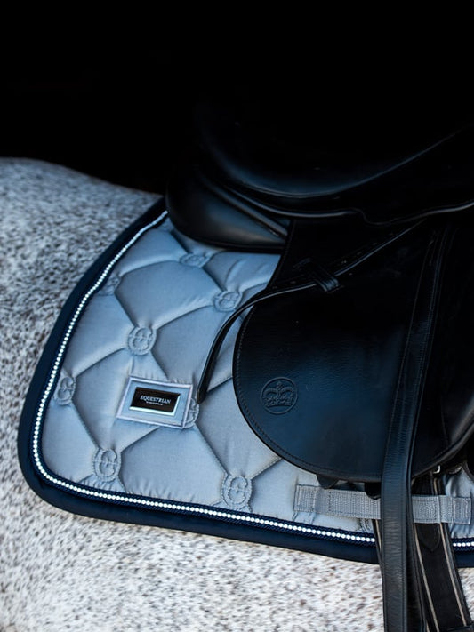 Jump Saddle Pad Crystal Grey Full