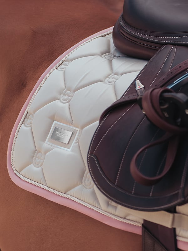 Jump Saddle Pad Desert Rose Full vue 2