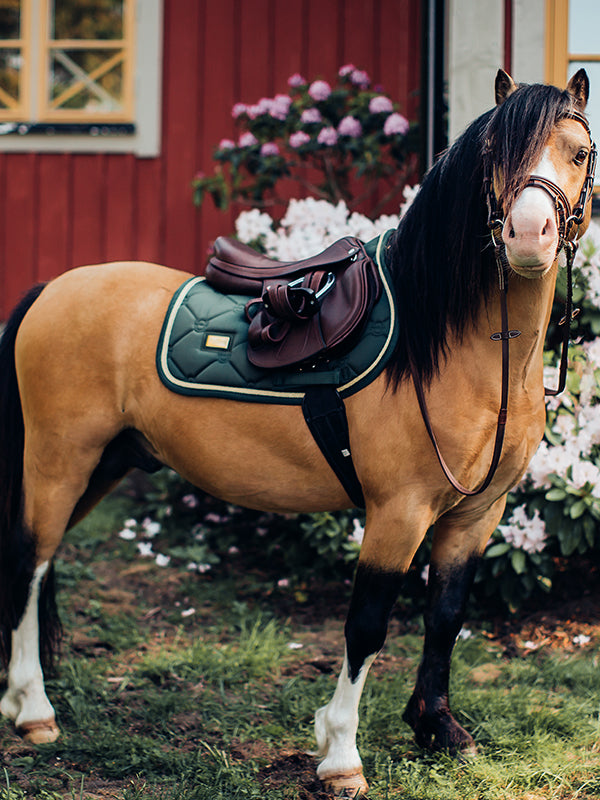 Jump Saddle Pad Forest Green Pony