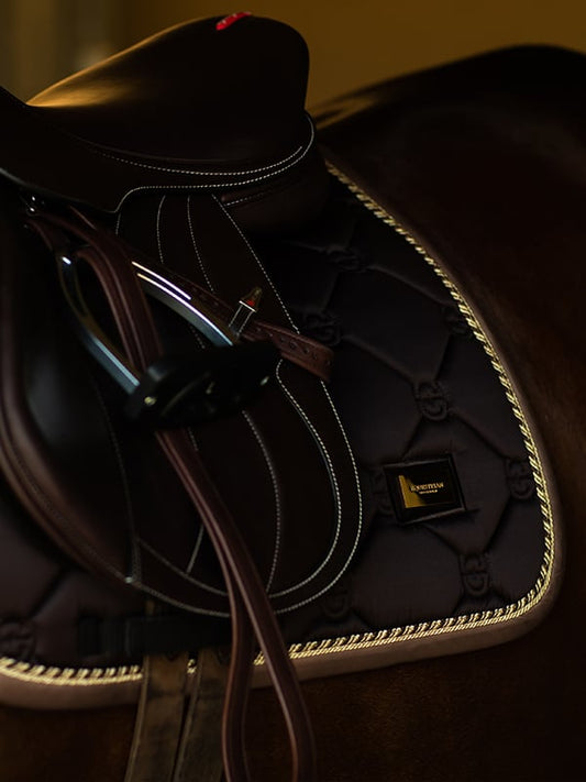 Jump Saddle Pad Golden Brown Full