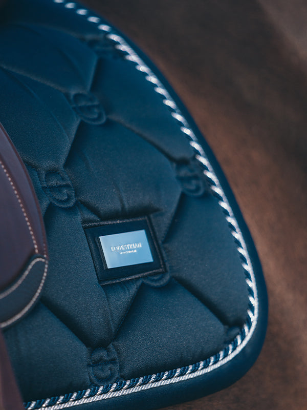 Dressage Saddle Pad Midnight Blue Cob vue 2