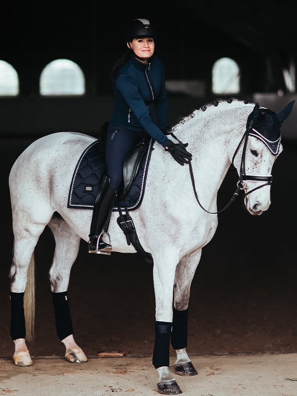 Dressage Saddle Pad Midnight Blue Full