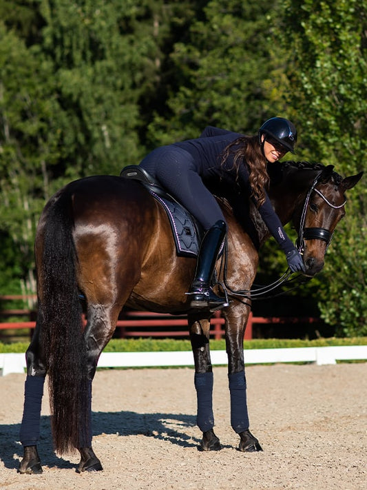 Dressage Saddle Pad Midnight Blue Full