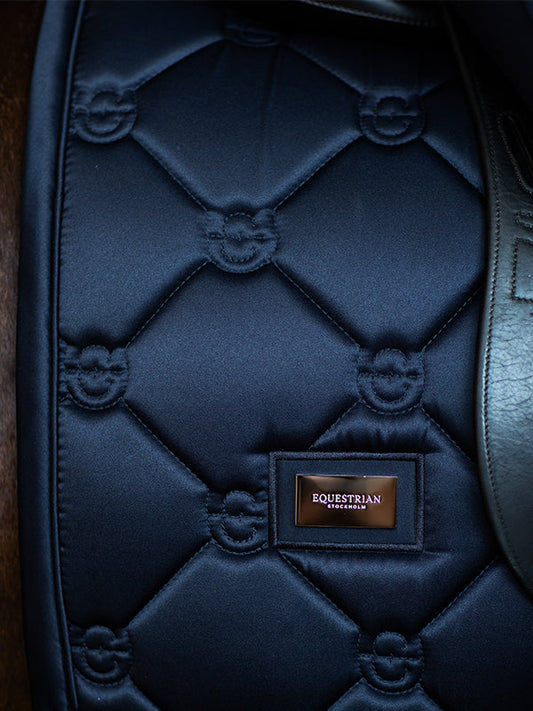 Dressage Saddle Pad Classic Modern Tech Navy Cob