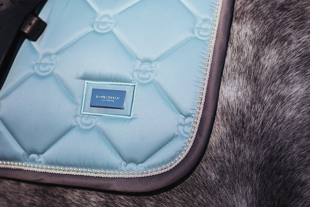 Jump Saddle Pad Ice Blue Full vue 4