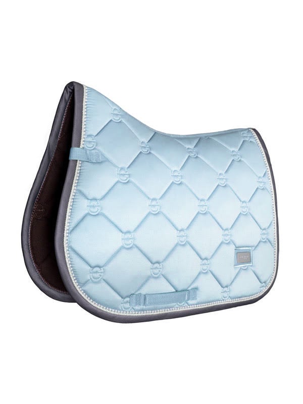 Jump Saddle Pad Ice Blue Full vue 1