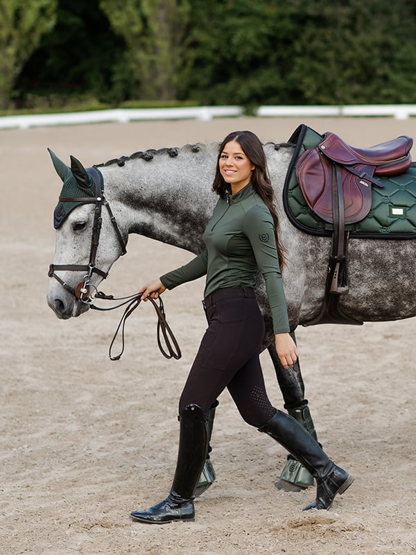 Riding Breeches Jump Elite Black vue 4