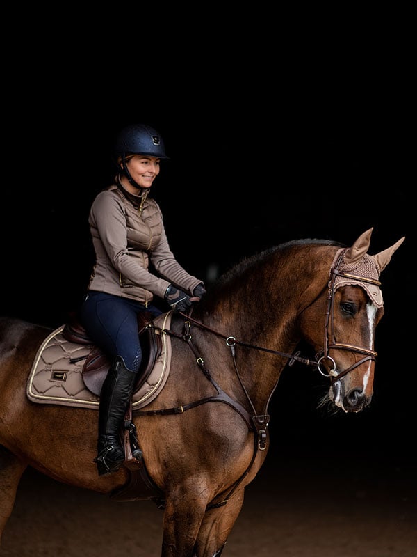 Jump Saddle Pad Champagne Full vue 4