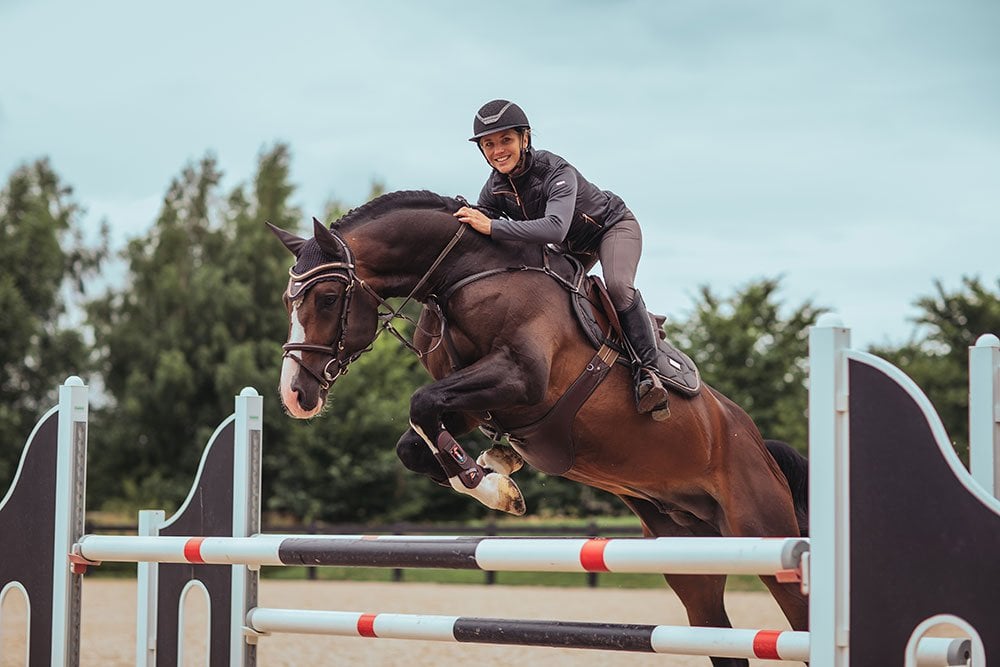 Jump Saddle Pad Dark Sky Full vue 5