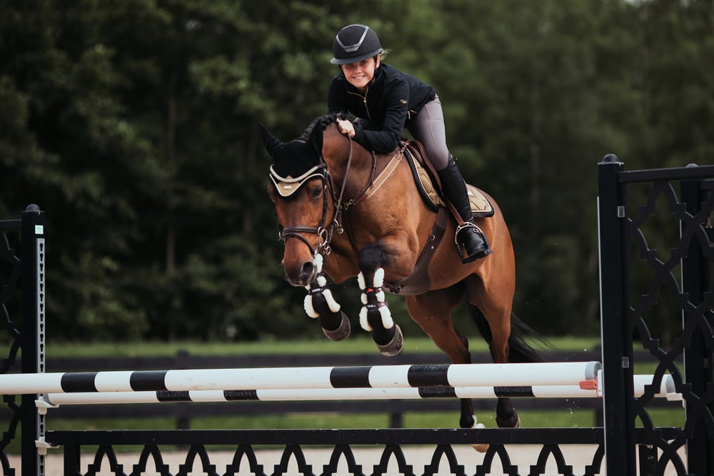 Jump Saddle Pad Golden Brass Pony