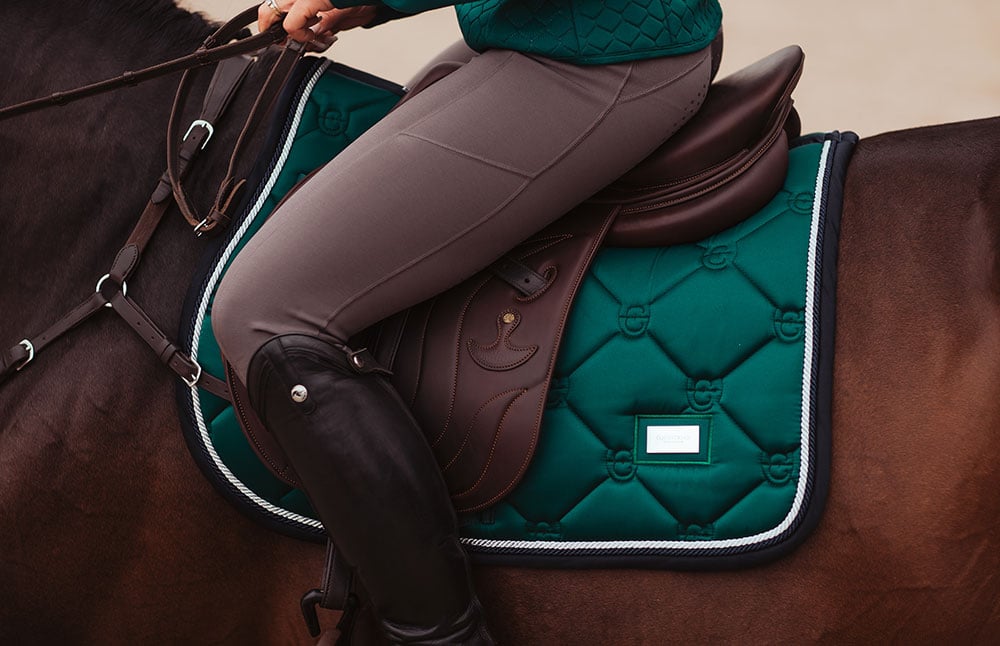 Jump Saddle Pad Emerald Full vue 5