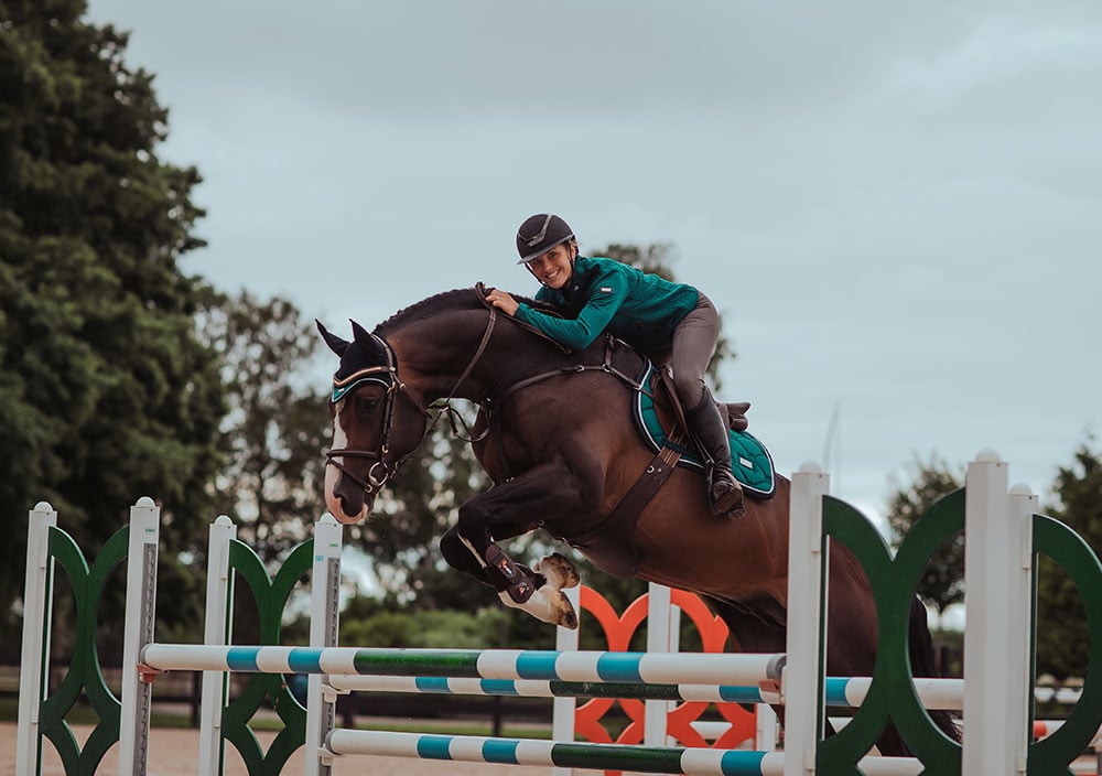 Jump Saddle Pad Emerald Full