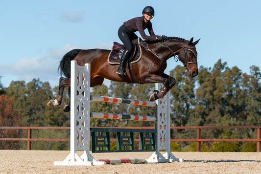 Jump Saddle Pad Golden Brown Full