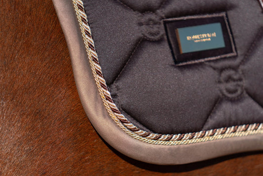 Jump Saddle Pad Golden Brown Full