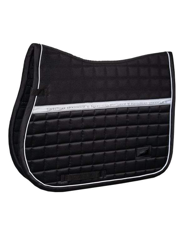 Jump Saddle Pad Sportive Luminous Black Pony vue 1