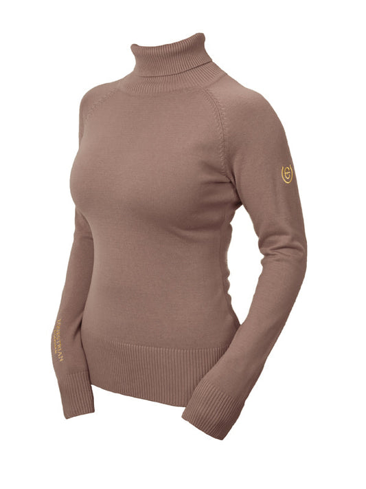 Knitted Polo Top Champagne