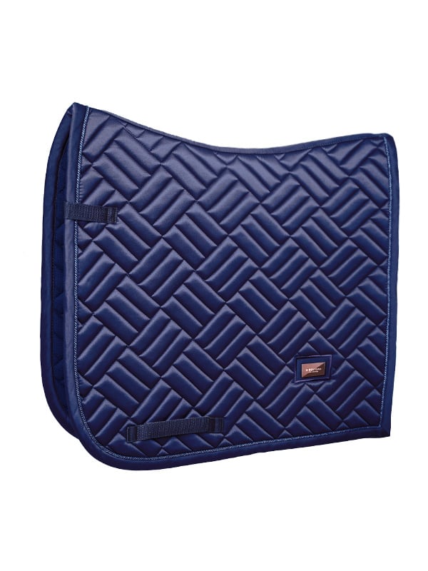 Dressage Saddle Pad Modern Lagoon Blush Full vue 1