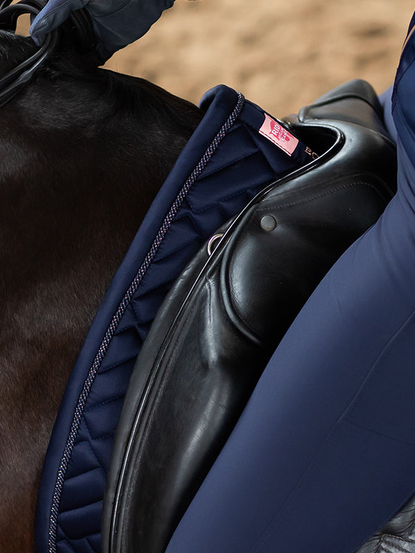 Dressage Saddle Pad Modern Lagoon Blush Full vue 4