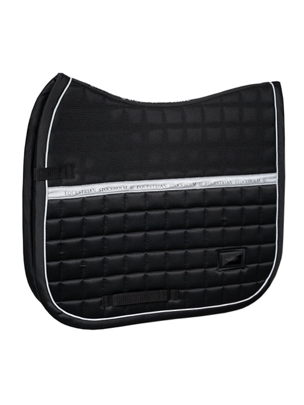 Dressage Saddle Pad Sportive Luminous Black Cob