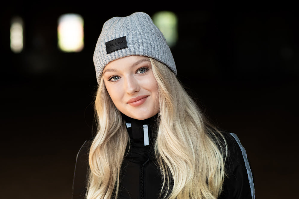 Reflective Beanie Luminous Black