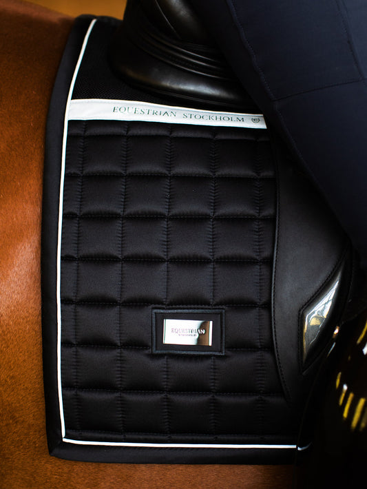 Dressage Saddle Pad Sportive Luminous Black Full