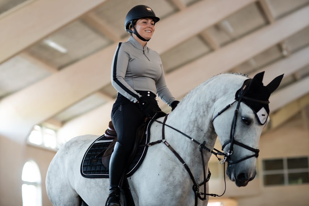 Jump Saddle Pad Sportive Luminous Black Full vue 4
