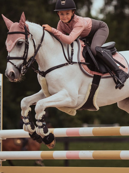 Pink Saddle Pad Pink Pearl Jump Pony