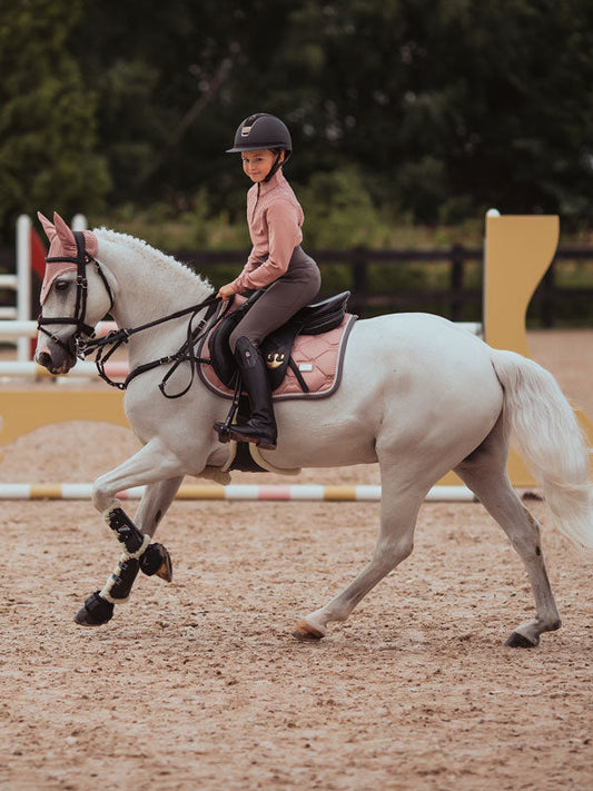 Pink Saddle Pad Pink Pearl Jump Pony