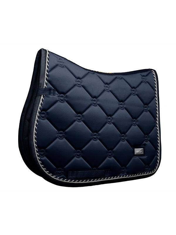 Midnight Blue Jump Saddle Pad Hoppschabrak Springschabracke Spring Zadeldekje