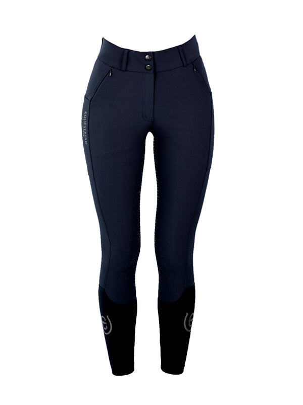 Riding Breeches Dressage Elite Midnight Blue Navy vue 1