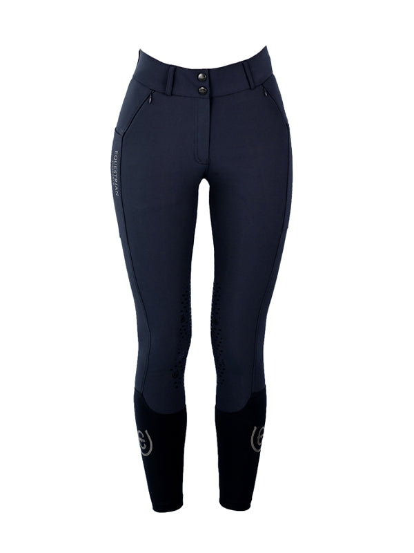 Riding Breeches Jump Elite Midnight Blue Navy vue 1