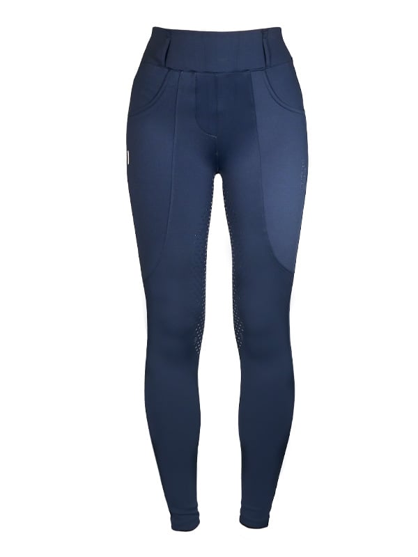 Riding Compression Breeches Dressage Supreme Midnight Blue vue 1