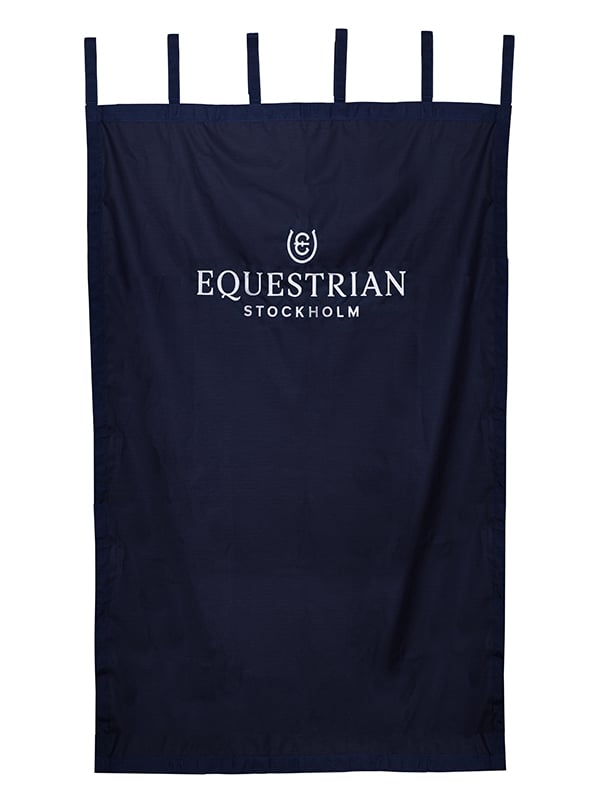 Stable Curtain Navy vue 1