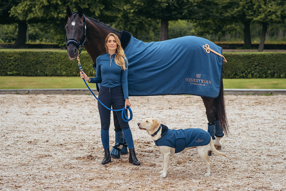 Fleece Blanket Fur Monaco Blue vue 4