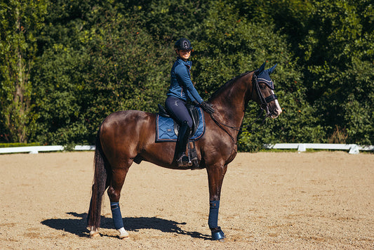 Dressage Saddle Pad Monaco Blue Full