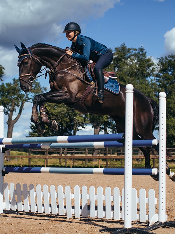 Jump Saddle Pad Monaco Blue Full
