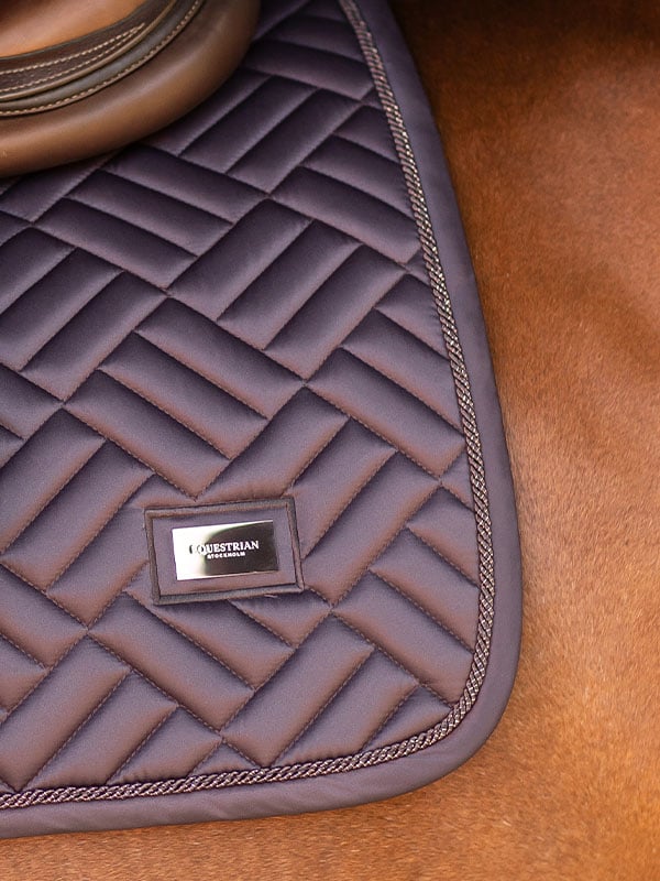 Dressage Saddle Pad Modern Moonless Night Cob