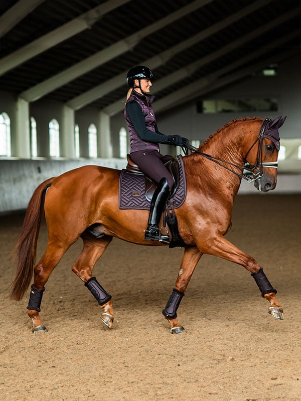Dressage Saddle Pad Modern Moonless Night Full vue 2