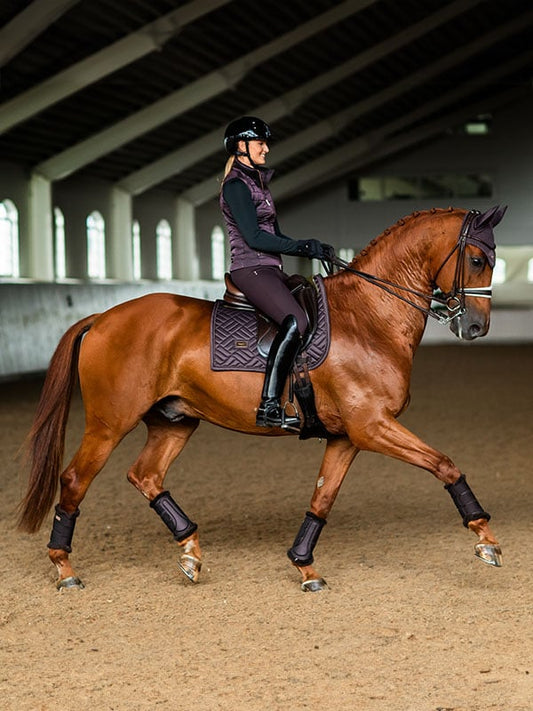 Dressage Saddle Pad Modern Moonless Night Full