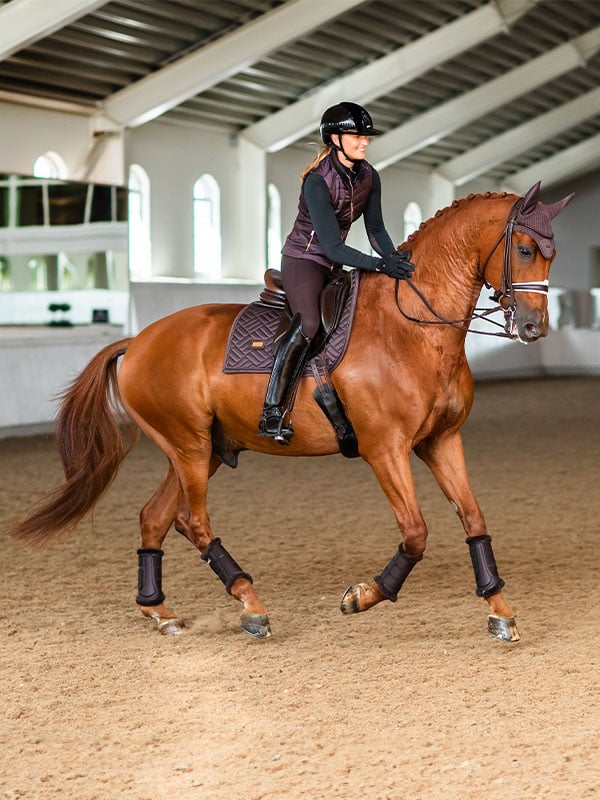 Dressage Saddle Pad Modern Moonless Night Full vue 3
