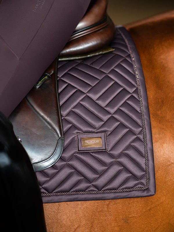 Dressage Saddle Pad Modern Moonless Night Full