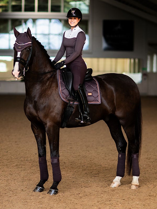 Dressage Saddle Pad Moonless Night Full vue 3