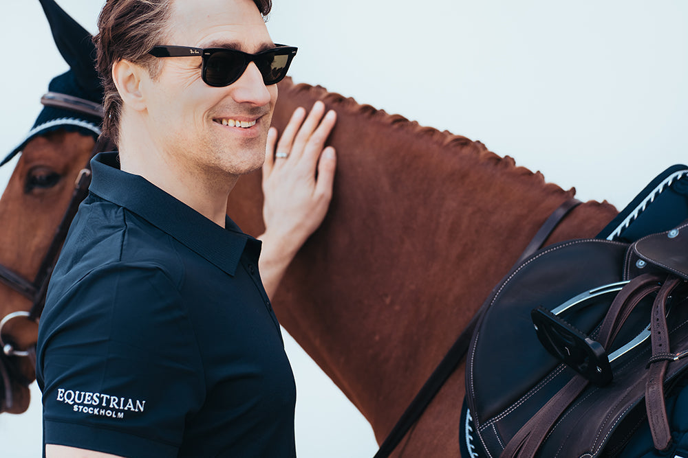 Polo Shirt Men Clean Navy